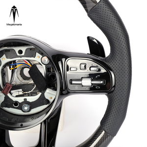 Volante Deportivo de PU Personalizable al por Mayor para <span class=keywords><strong>Mercedes</strong></span>-Benz W204 W205 W211 W212 W222 W219 W206 para GT C63 E63 S63 <span class=keywords><strong>G63</strong></span> G65 - Product Image 4