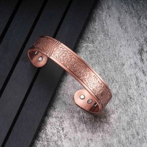 <span class=keywords><strong>Bracelet</strong></span> magnétique en cuivre pur personnalisé pour soulager la <span class=keywords><strong>douleur</strong></span>, <span class=keywords><strong>anti</strong></span>-arthrite, rhumatisme, femmes et hommes, bijoux de santé bio - Product Image 3