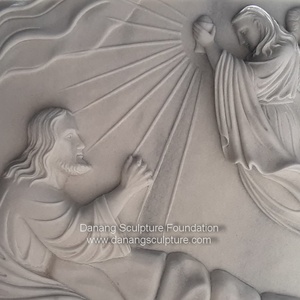 Jesus Đau Đớn Trong Vườn Tay Chạm Khắc Đá Cứu Trợ Đá Cẩm Thạch Trắng Jesus Công Giáo Tượng Bán Buôn Tôn Giáo Bức Tượng Công Giáo - Product Image 6