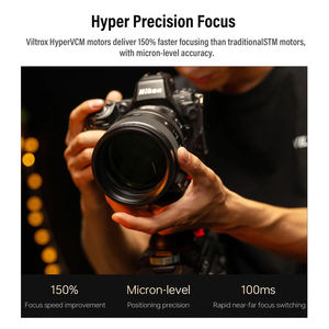 Viltrox AF 135mm F1.8 Prime Teleobjetivo para marco completo para Sony E A7SIII mm para cámaras <span class=keywords><strong>Nikon</strong></span> Z Z6III <span class=keywords><strong>Z7II</strong></span> de onda sinusoidal pura - Product Image 4