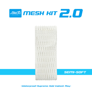 Halbweiches Nylon-Lacrosse-Netz Professionelles Lacrosse-Kopfnetz-Set Hochleistungs-Komplettes Lacrosse-Schnur-Kit - Product Image 5