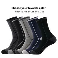 Chaussettes de ski personnalisées pour équipe, épaisses, avec fond en tissu éponge, absorbant l'humidité, antidérapantes, amortissantes, pour la randonnée, le snowboard, les sports de plein air