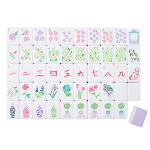 ชุดไพ่นกกระจอกสุดหรูแบบอเมริกันคลาสสิกพร้อม166ทนทานและเป็นมิตรกับสิ่งแวดล้อมกระเบื้องขนาด1.2นิ้วสำหรับใช้ในบ้านและคาสิโน - Product Image 4