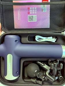 Lenovo pistol pemijat wajah terapi otot kustom Logo olahraga pistol pijat jaringan dalam kantung pegangan Han - Product Image 6