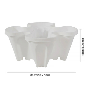 Maceta <span class=keywords><strong>de</strong></span> jardín vertical <span class=keywords><strong>de</strong></span> fresa Macetas Torre Maceta móvil <span class=keywords><strong>con</strong></span> ruedas Macetas hidropónicas apilables - Product Image 6