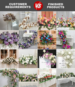 2025 Thiết Kế Mới Bàn Đám Cưới Hoa Á Hậu Màu Hồng FA KE Hoa Á Hậu Sang Trọng Dài Hoa Á Hậu Bàn Đám Cưới - Product Image 6