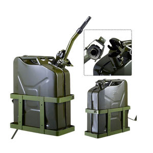 Réservoir en acier <span class=keywords><strong>métallique</strong></span> de <span class=keywords><strong>5</strong></span> gallons (20 <span class=keywords><strong>litres</strong></span>) pour carburant essence diesel, jerrycan nato - Product Image 3