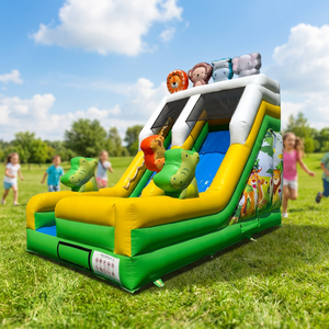 Toboggan Gonflable Commercial, <span class=keywords><strong>Château</strong></span> Gonflable pour Fêtes d'Enfants, Amusement Intérieur/Extérieur, Location Commerciale, PVC, Installation Facile - Product Image 2