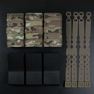 กระเป๋า5.56แนวยุทธวิธีกระเป๋านิตยสารแบบเปิดด้านบนสามชั้นทนทานไนลอน & โพลีเอสเตอร์สำหรับกระเป๋าอุปกรณ์เสริมเสื้อกั๊ก - Product Image 4