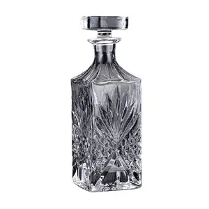 Bouteille en verre moderne et antique de 400ml, décanteurs de liqueur en cristal avec neige ou gold mountain