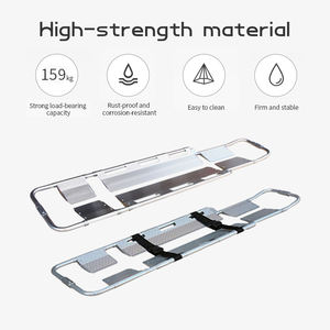 MN-SS004-1 Meilleure vente d'hôpital en alliage d'aluminium pliant Scoop Stretcher - Product Image 3