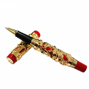 Marca Hansel de lujo Jinhao Nobles Best Pen Regalo de gama alta Colecciones de <span class=keywords><strong>plumas</strong></span> estilográficas de dragón chino de iridio dorado - Product Image 2