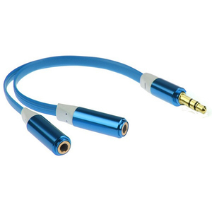 GAZ-CB16 coloré 3.5mm écouteur casque Audio câble <span class=keywords><strong>Jack</strong></span> <span class=keywords><strong>1</strong></span> mâle à <span class=keywords><strong>2</strong></span> femelle séparateur - Product Image 6