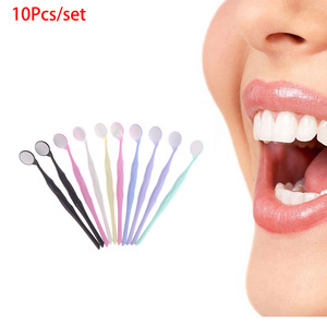 กระจกตรวจฟันฮวนเซ่น 10 ชิ้น เครื่องมือตรวจช่องปากพลาสติก สำหรับใช้ในบ้าน - Product Image 3