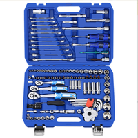 Ensemble d'outils de réparation automobile de 216 pièces, ensemble de clés à cliquet et de douilles professionnelles pour la réparation automobile