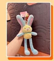 Petit lapin mignon de 30cm avec pendentif en peluche, petit dessin animé, jouet en gros pour les couples