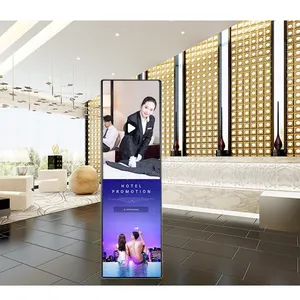 hot sell indoor shopping mall store wi-fi control stand hang poster screen seamless splicing poster led display
