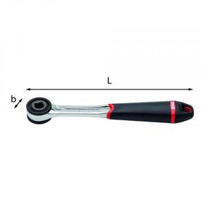 USAG - U02370047 1/2 ''Trinquete cuadrado vacío-EAN 8001150042003 RATCHETS 1/2" - Product Image 1
