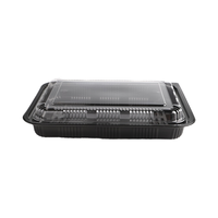 Récipients alimentaires jetables pp rentables auto-chauffants pratiques et personnalisés en plastique pour boîte à lunch