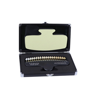 Guía de colores dentales con espejo de 20 colores para blanqueamiento dental, herramienta de comparación de colores de carillas antes y después - Product Image 5