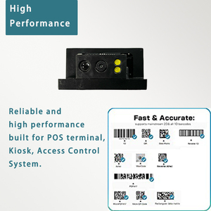 Lecteur de codes-barres 1D <span class=keywords><strong>2D</strong></span> QR E4710 TTL/USB/RS232 60fps Capteur CMOS à obturateur global Terminal de point de vente Appareil en libre-service Format A4 En stock - Product Image 3