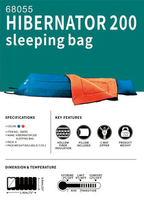 Sac de couchage compact pour 2-3 personnes, logo personnalisé, vente en gros, ultraléger, trois/quatre saisons, hexagonal/diamant, une tente de camping - Product Image 5