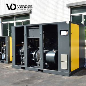 VERDES Ahorro de energía 22 37 110 132 160 KW 200HP Compresor de aire de tornillo de doble etapa 55kw Compresor de aire industrial de dos etapas 45kw - Product Image 5
