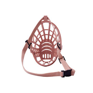 Venta directa de fábrica Plástico Ajustable Moda Mascota Anti-mordedura Hombre Lobo Perro Bozal Boca Cubierta Para Perros Mascota Perro Bozal Seguro - Product Image 1