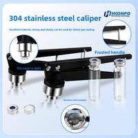 Capsules de flacons sous vide à sertir de 20 ml et 20 mm avec inserts en téflon, en acier inoxydable 304, modèle HP-EMC-20C pour la chromatographie en phase gazeuse