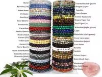 Pulsera de Cuarzo Pulido Ecológica con Forma de Bola de Cristal de 8mm de Alta Calidad al por Mayor, Ideal para Regalo y Decoración