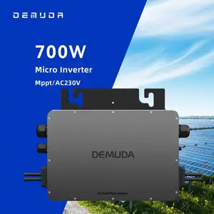 Waterproof IP65 IP67 600W 700W 800W Smart PV On Grid Solar System Tie Micro Inverter with WIFI APP for Solar Panel System