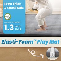 Tapis de jeu pour bébé personnalisé de 3 cm d'épaisseur, tapis de sol épais pour salon, tapis en mousse à mémoire de forme, tapis tatami, tapis de jeu pour enfants respectueux de la peau