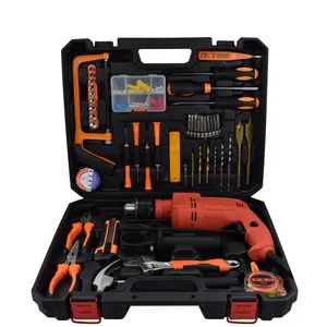 Kit de herramientas de mantenimiento eléctrico, juego de herramientas manuales de tornillo mecánico profesional personalizado, 50 Uds.
