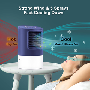 Enfriador <span class=keywords><strong>de</strong></span> <span class=keywords><strong>Aire</strong></span> Portátil <span class=keywords><strong>de</strong></span> <span class=keywords><strong>Escritorio</strong></span> con Humidificador y Vaporizador, Mini <span class=keywords><strong>Aire</strong></span> <span class=keywords><strong>Acondicionado</strong></span>, Tendencia 2023 - Product Image 6