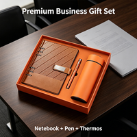 Coffret Cadeau d'Entreprise Haut de Gamme : Tasse Thermos Intelligente, Carnet A5 Rigide, Logo Personnalisé Sérigraphié ou Brodé – Cadeau de Luxe