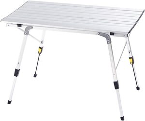 Mesa de rollo de huevo de aleación de aluminio para acampar al aire libre Campamento equipado con mesa de barbacoa plegable - Product Image 2
