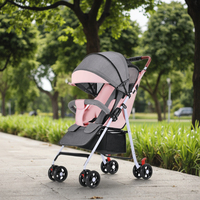 Poussette Bébé Pliable de Voyage Portable Légère Allemande, Poussette 3-en-1