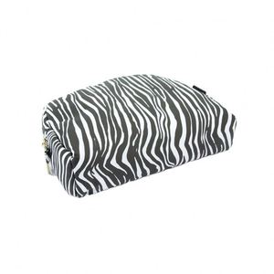 Sac de voyage pour maquillage personnalisé en cuir à motif zèbre, sac cosmétique de luxe, organiseur de maquillage en cuir, fabriqué en usine BSCI - Product Image 4
