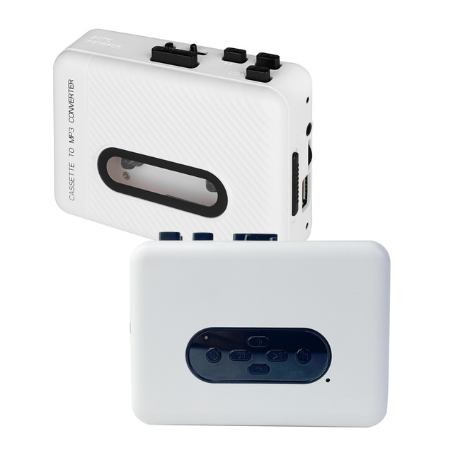 Stereo Tape Player with Auto Reverse Battery Powered USB to MP3 Converter ABS Material Earphone Included