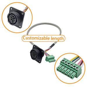 Conector Automotriz Redondo Impermeable de 6 Pines EDGK, Conector CPC de 14 Pines, Arnés de Cables de Extensión, Conjunto de Cables - Product Image 2