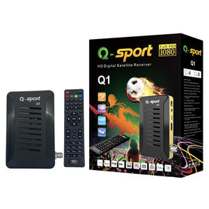 Récepteur satellite TV miniature Qsport DVB-S2, décodeur Free to Air FTA, <span class=keywords><strong>tuner</strong></span> DVB <span class=keywords><strong>LNB</strong></span>, récepteur numérique, décodeur - Product Image 1
