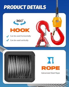 100kg 200kg 500kg 800kg1000kg 1200kg PA Micro <strong>Mini</strong> <strong>Electric</strong> Wire Rope <strong>Hoist</strong> and <strong>Mini</strong> <strong>Electric</strong> <strong>Chain</strong> <strong>Hoist</strong> Lift king <strong>Hoists</strong> - Product Image 4