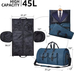 Échantillon gratuit Sac à dos pliable imperméable multifonction léger Sac de voyage pour vêtements avec compartiment à chaussures - Product Image 3
