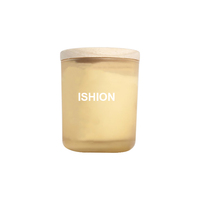 Bocaux Vides de Bougie à Fond Rond Usine 10oz 14oz, Bocaux en Verre de Bougie Luxe Personnalisés avec Couvercle en Bois