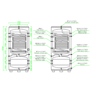 <span class=keywords><strong>Calentador</strong></span> DE AGUA DE 1.5KW/3KW Tanque de agua caliente de acero inoxidable de 50 <span class=keywords><strong>litros</strong></span> Tanque de agua eléctrico de almacenamiento de 50 <span class=keywords><strong>litros</strong></span> - Product Image 6
