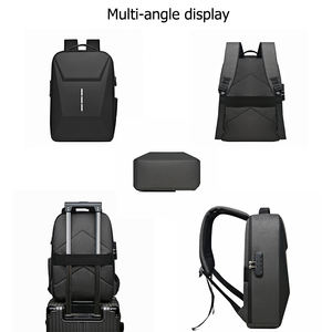 Mochila Personalizada para Hombre, Impermeable, Rígida, Informal, de Negocios, con Puerto USB, Material Oxford, para Portátil - Product Image 5