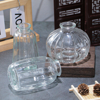 Mini Design européen moderne unique petit Vase en verre plantes vertes hydroponique pommes vertes pour la maison chambre salle de bain décor de table