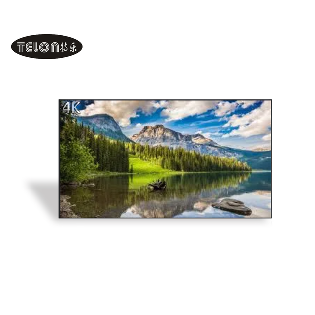 16:9 100-250 Inch Narrow Fixed Frame ALR Black Diamond Projection Screen for Home Cinema