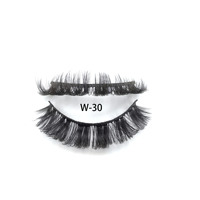 QingDao Cils Professionnel Usine Produit Style Russe Bande Faux Vison Cils Logo Personnalisé Accepté