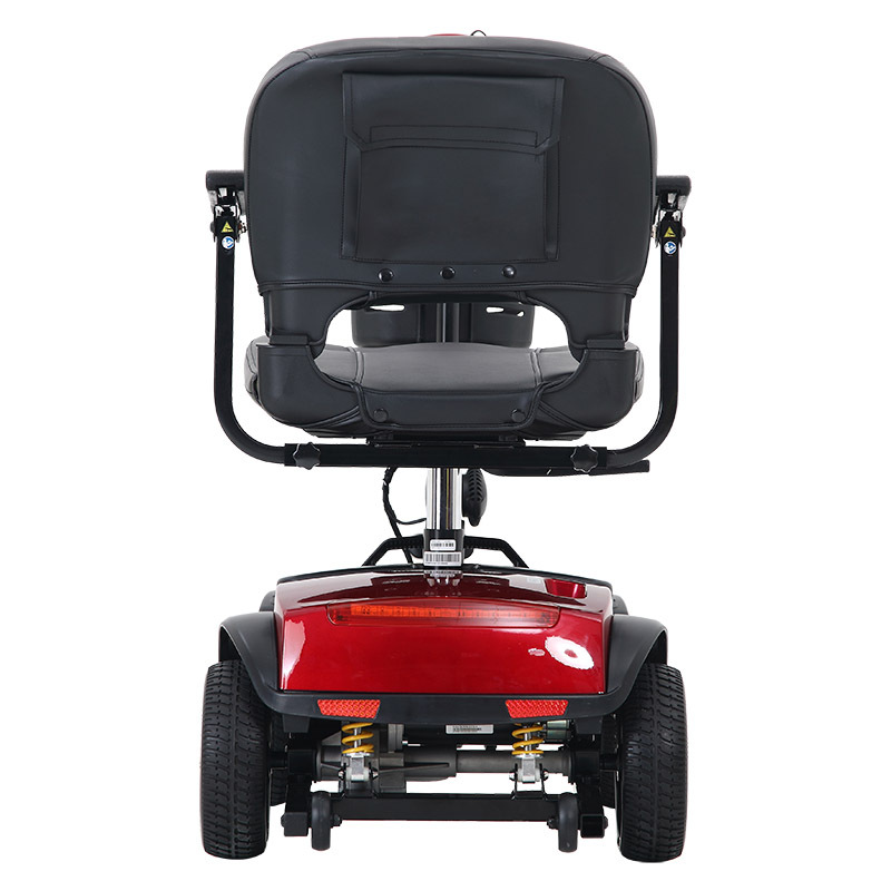 Voyage en plein air compact pliable scooter de mobilité à quatre roues scooters électriques handicapés pour les handicapés